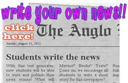 Start writing your news now! Click here!